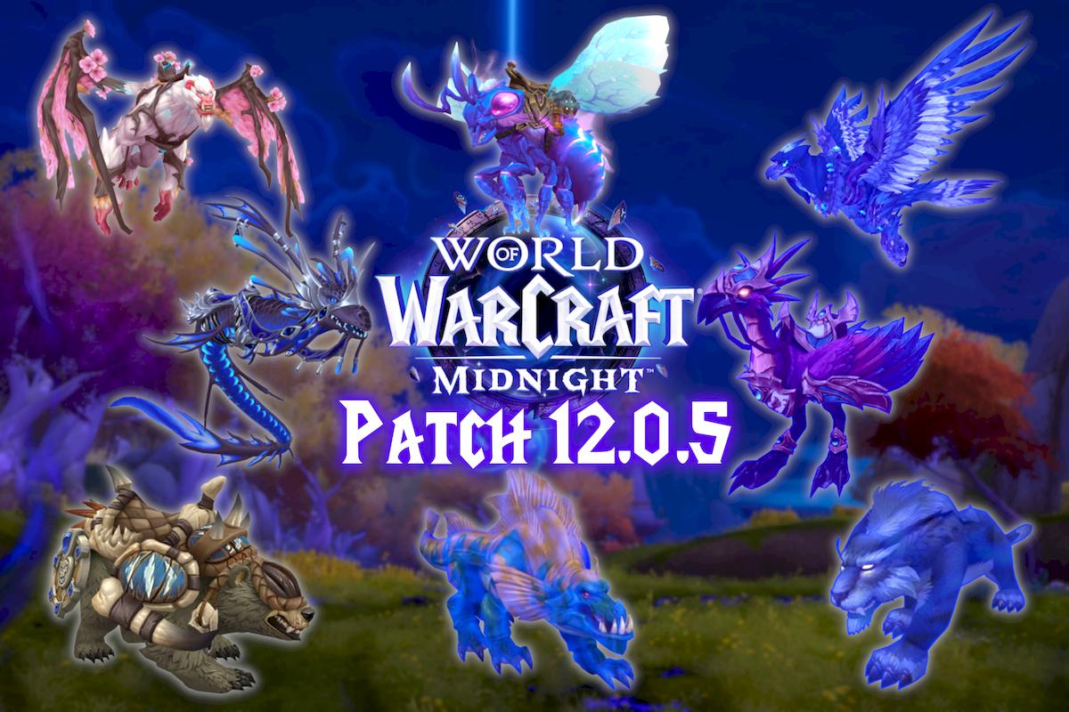 Warcraft Mounts - Patch 12.0.5 logo